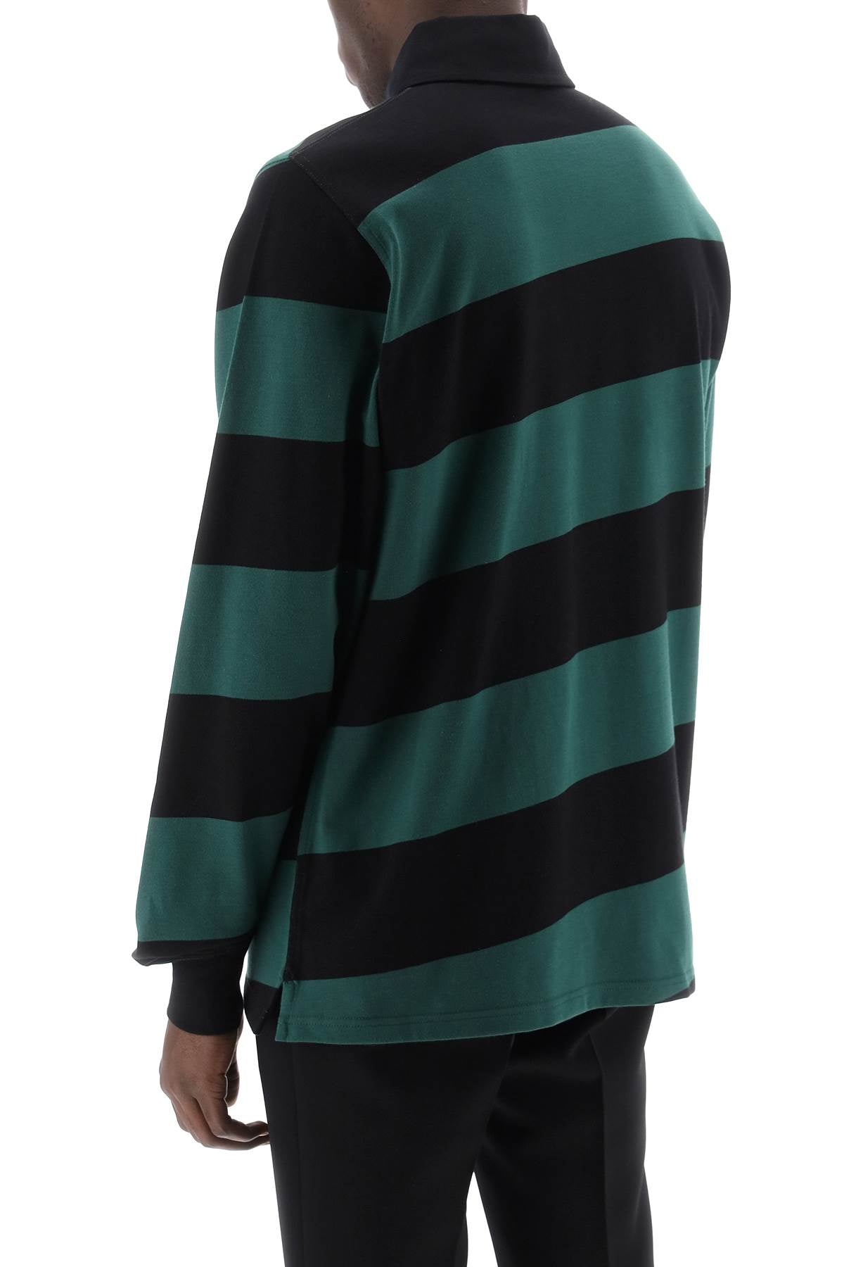 Burberry Burberry striped long sleeve polo shirt