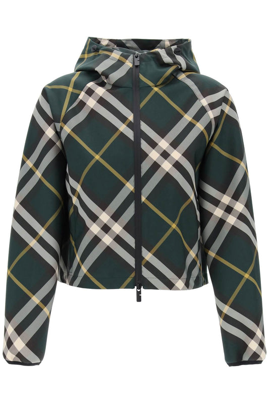 Burberry Burberry lightweight check cropped jacket