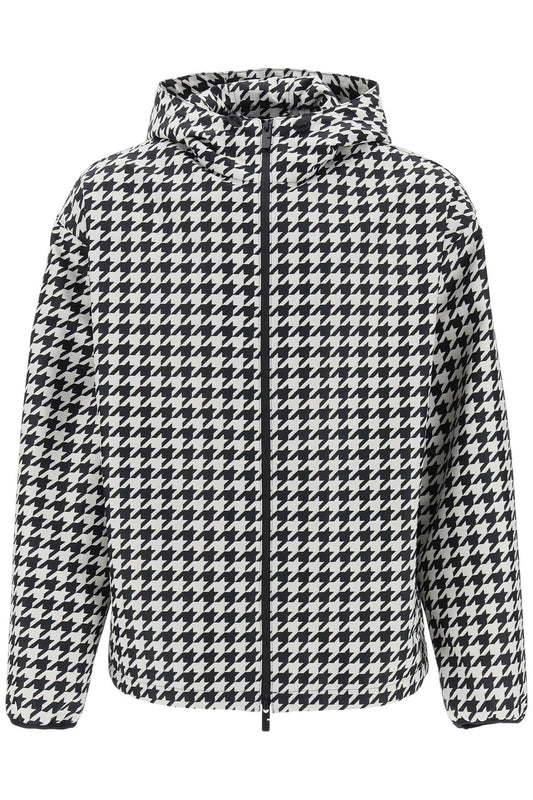 Burberry Burberry houndstooth windbreaker jacket