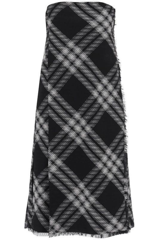 Burberry Burberry midi dress with check pattern