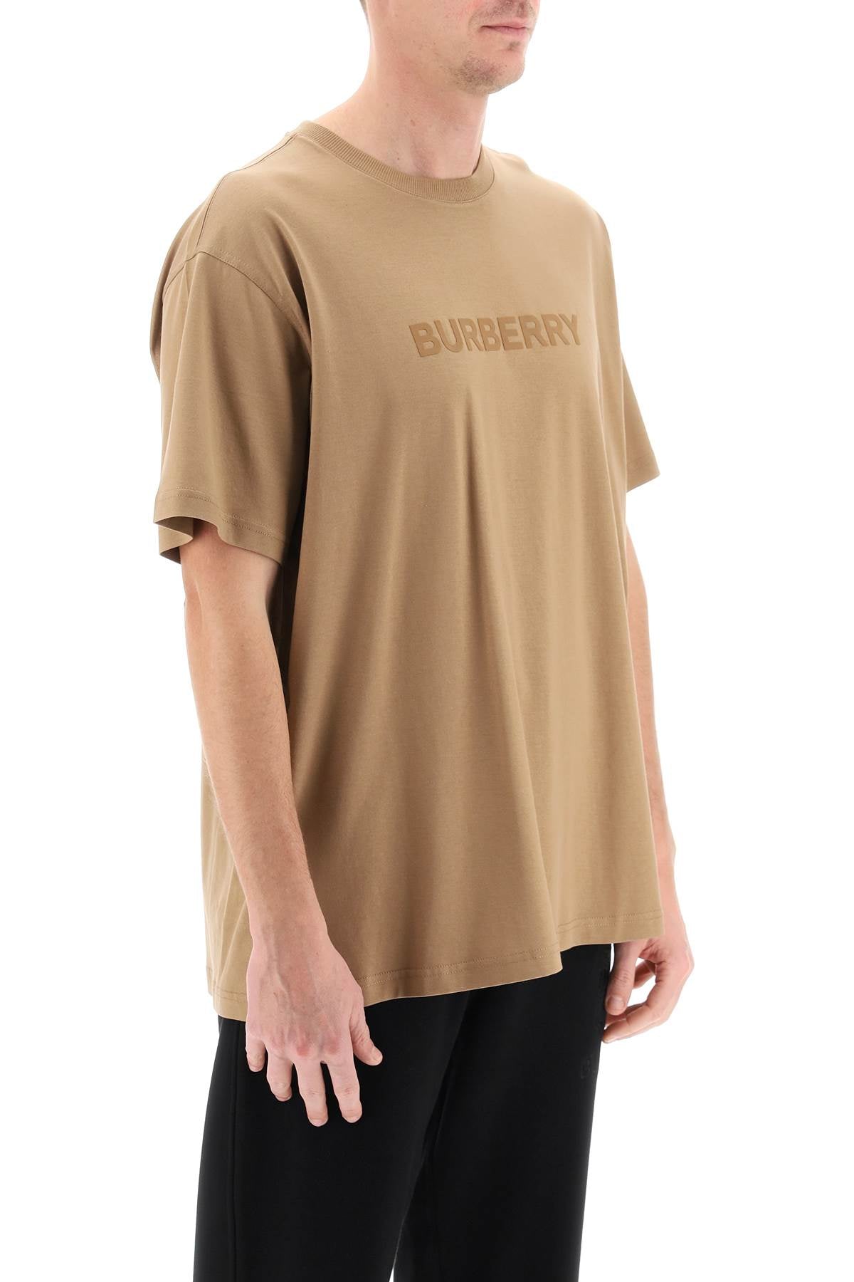 Burberry Burberry harriston t-shirt with logo print