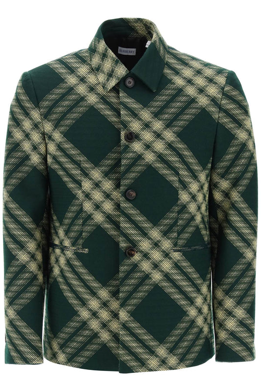 Burberry Burberry giacca check monopetto