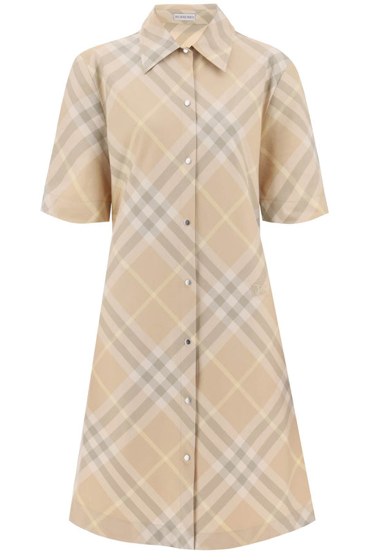 Burberry Burberry check shirt dress