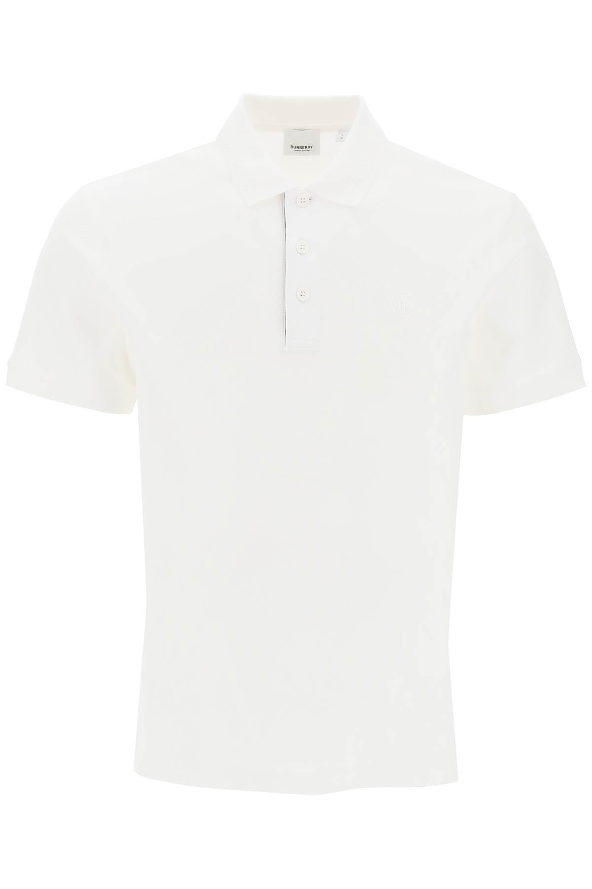 Burberry Burberry eddie organic pique polo shirt