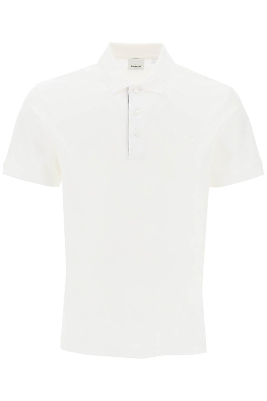 Burberry Burberry eddie organic pique polo shirt