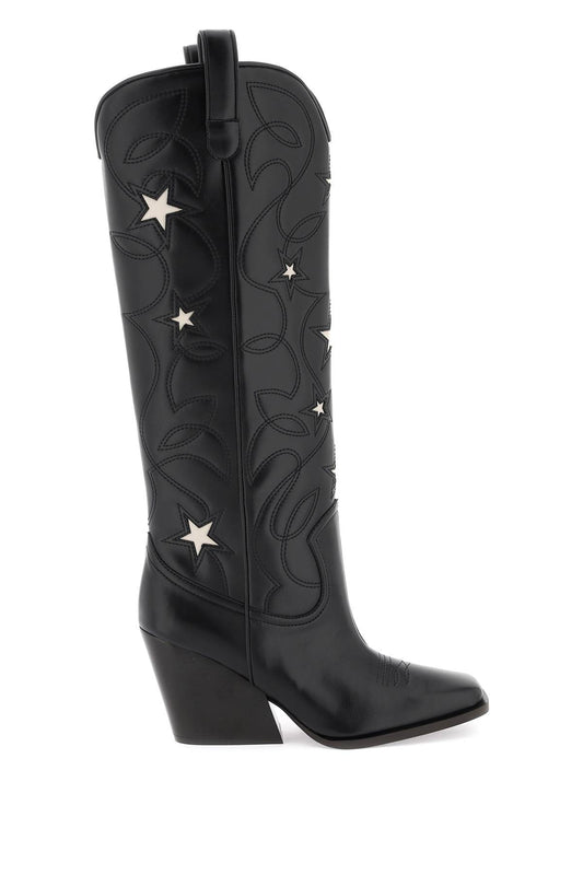 Stella McCartney Stella mccartney texan boots with star embroidery