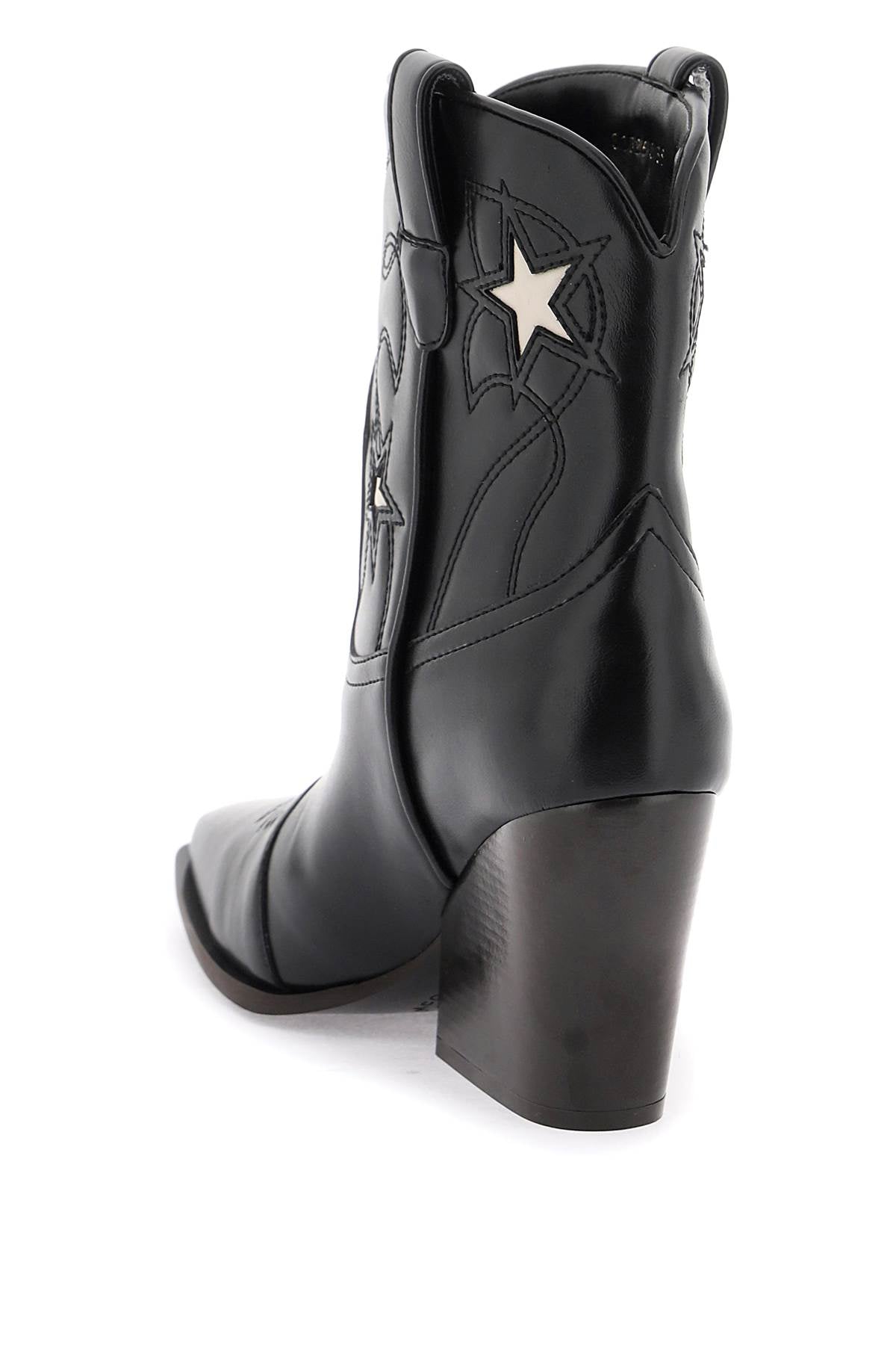 Stella McCartney Stella mccartney texan ankle boots with star embroidery