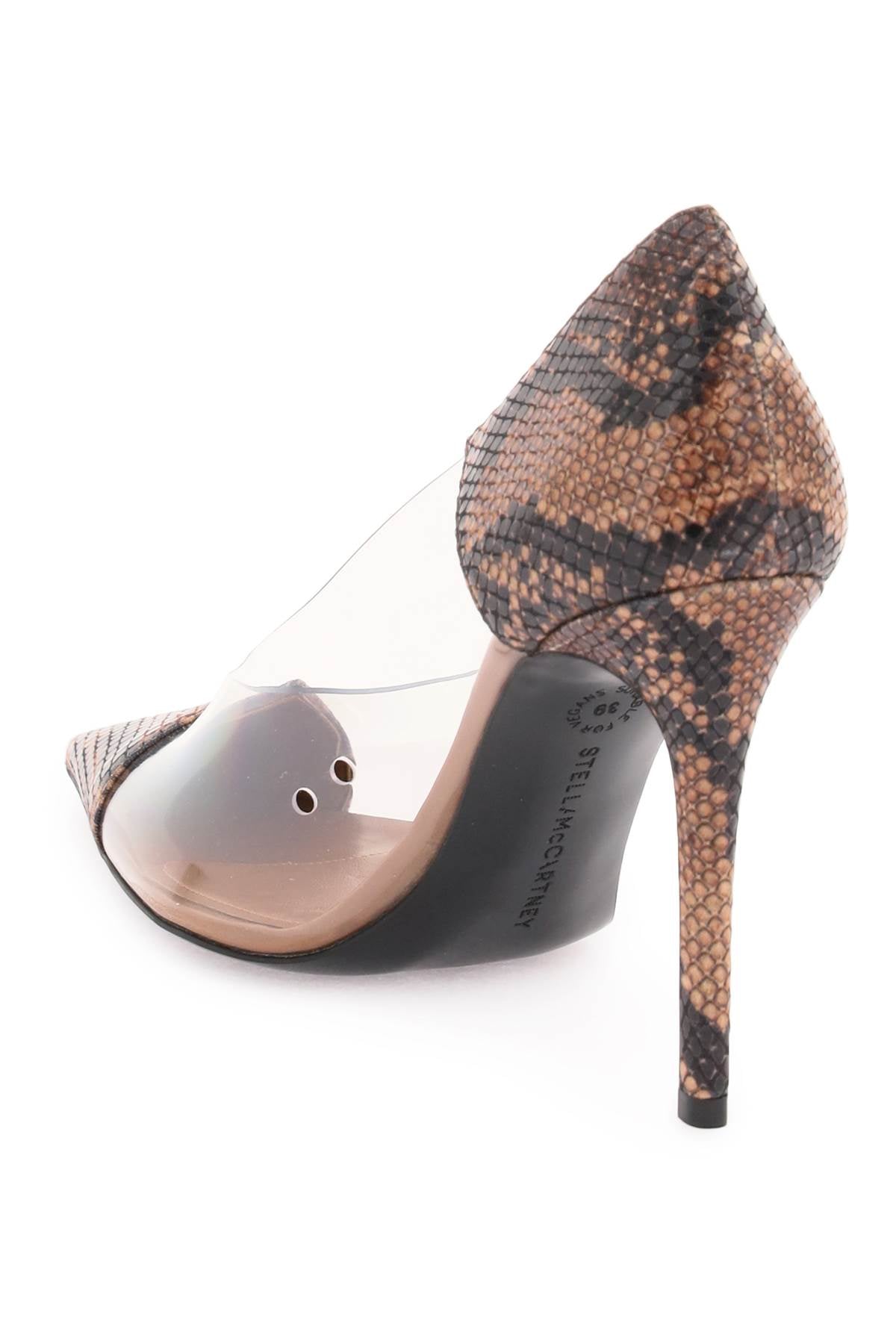 Stella McCartney Stella mccartney python print transparent pumps