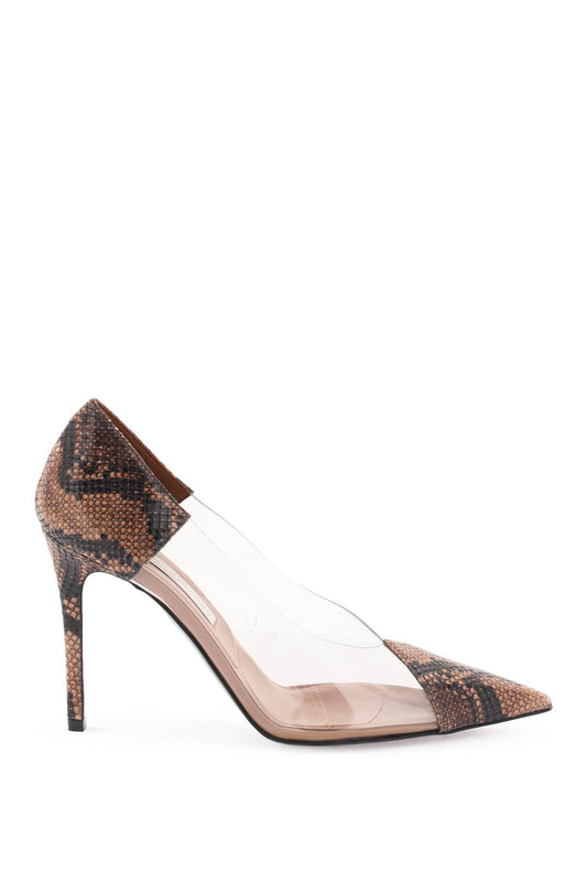 Stella McCartney Stella mccartney python print transparent pumps