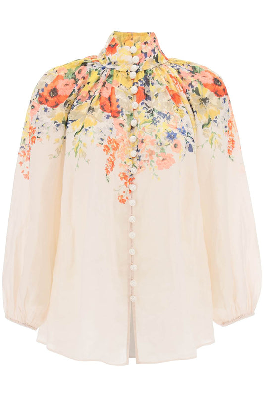 Zimmermann Zimmermann alight ramie billow blouse