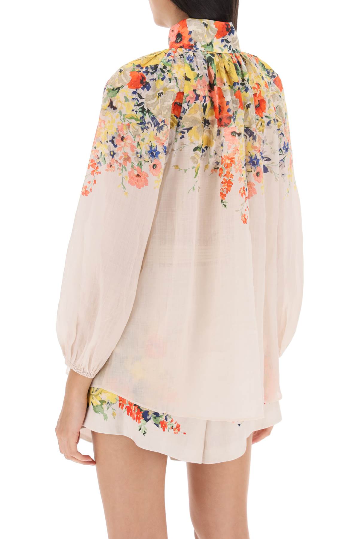 Zimmermann Zimmermann alight ramie billow blouse