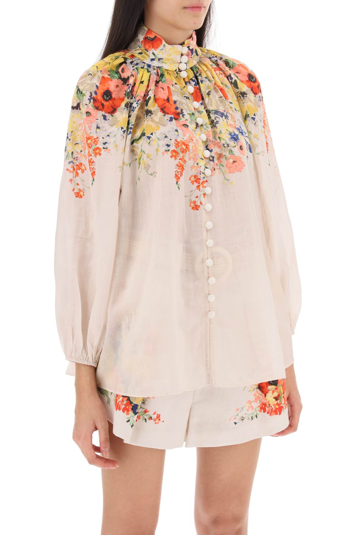 Zimmermann Zimmermann alight ramie billow blouse