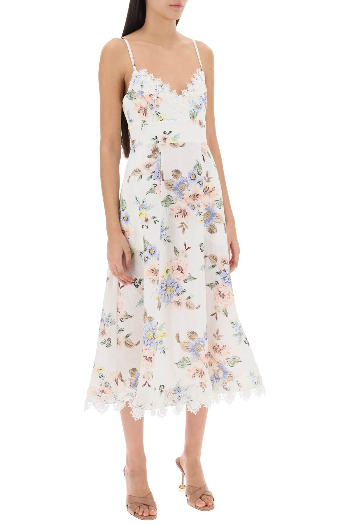 Zimmermann Zimmermann applique linen picnic dress