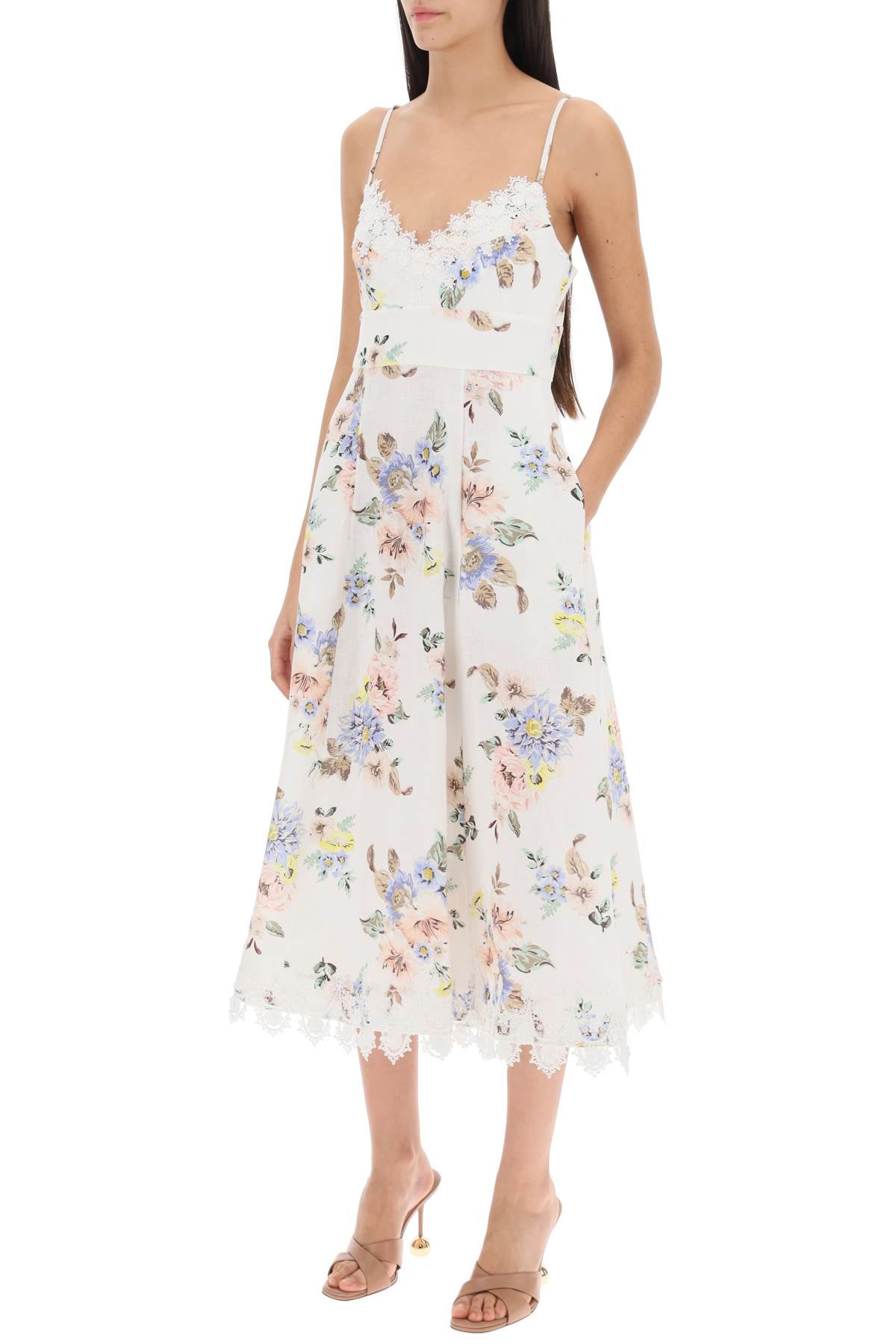 Zimmermann Zimmermann applique linen picnic dress