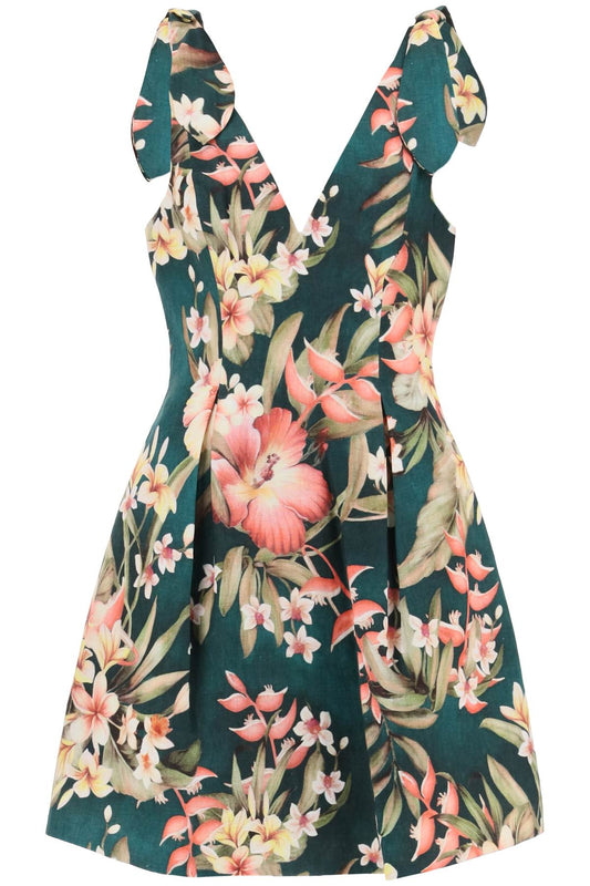 Zimmermann Zimmermann lexi tie mini floral dress