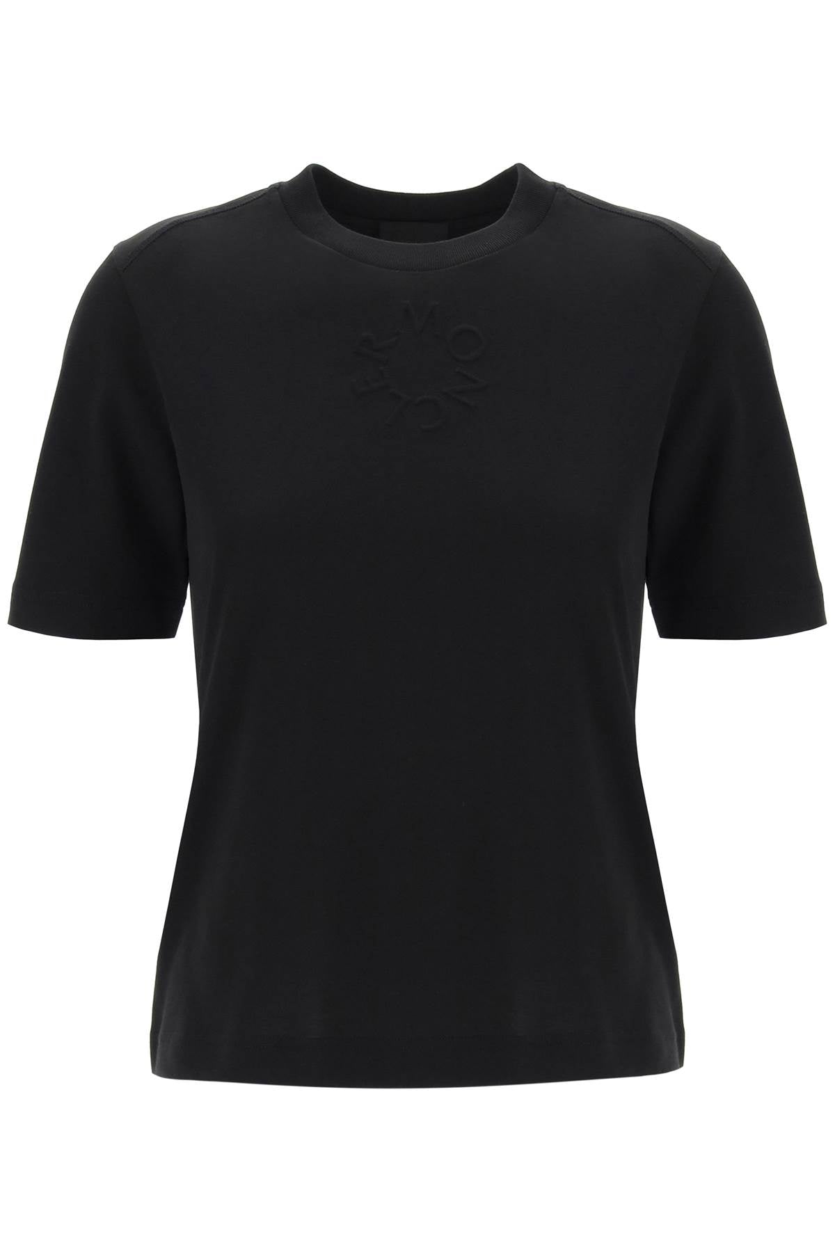 Moncler basic embossed logo t-shirt