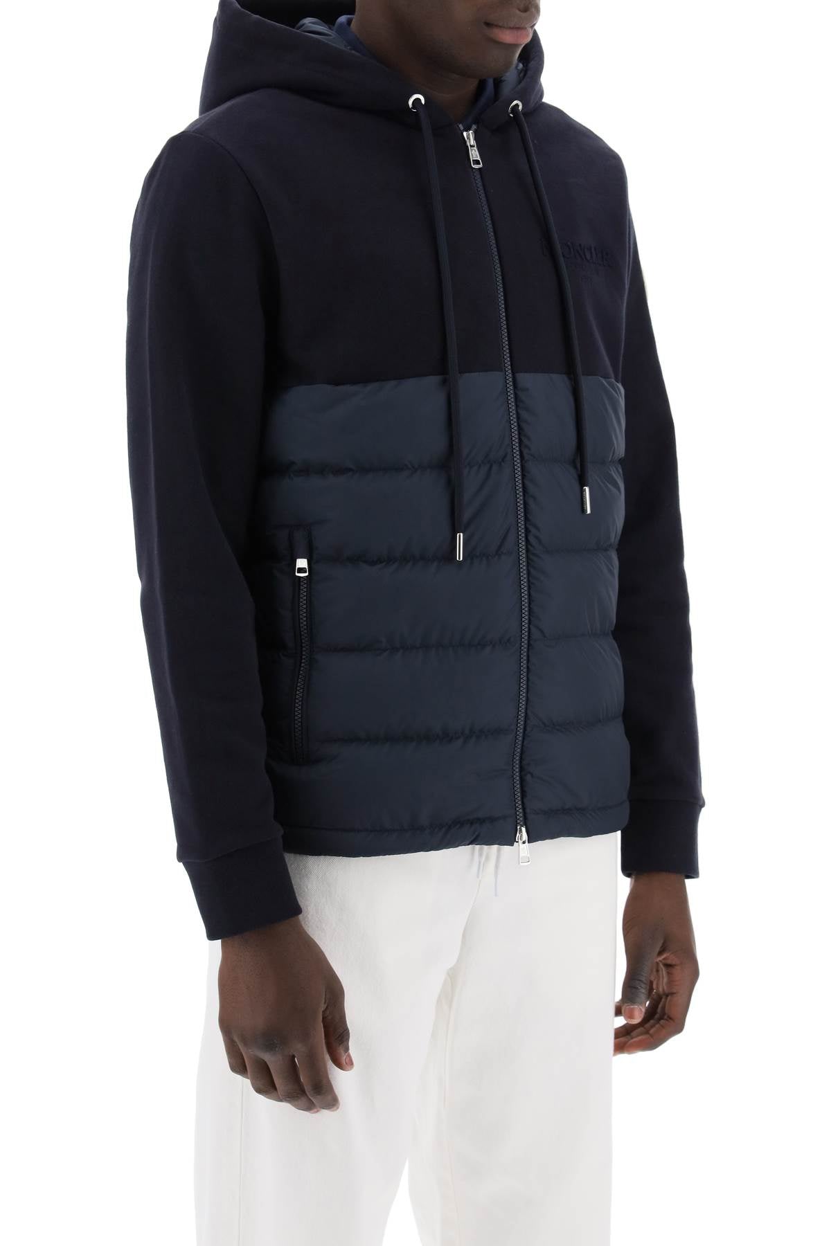 Moncler basic sweatshirt with padded