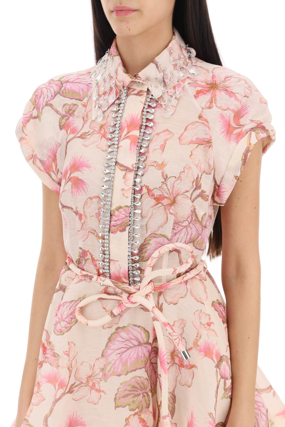 Zimmermann Zimmermann matchmaker flip floral dress with appliqués