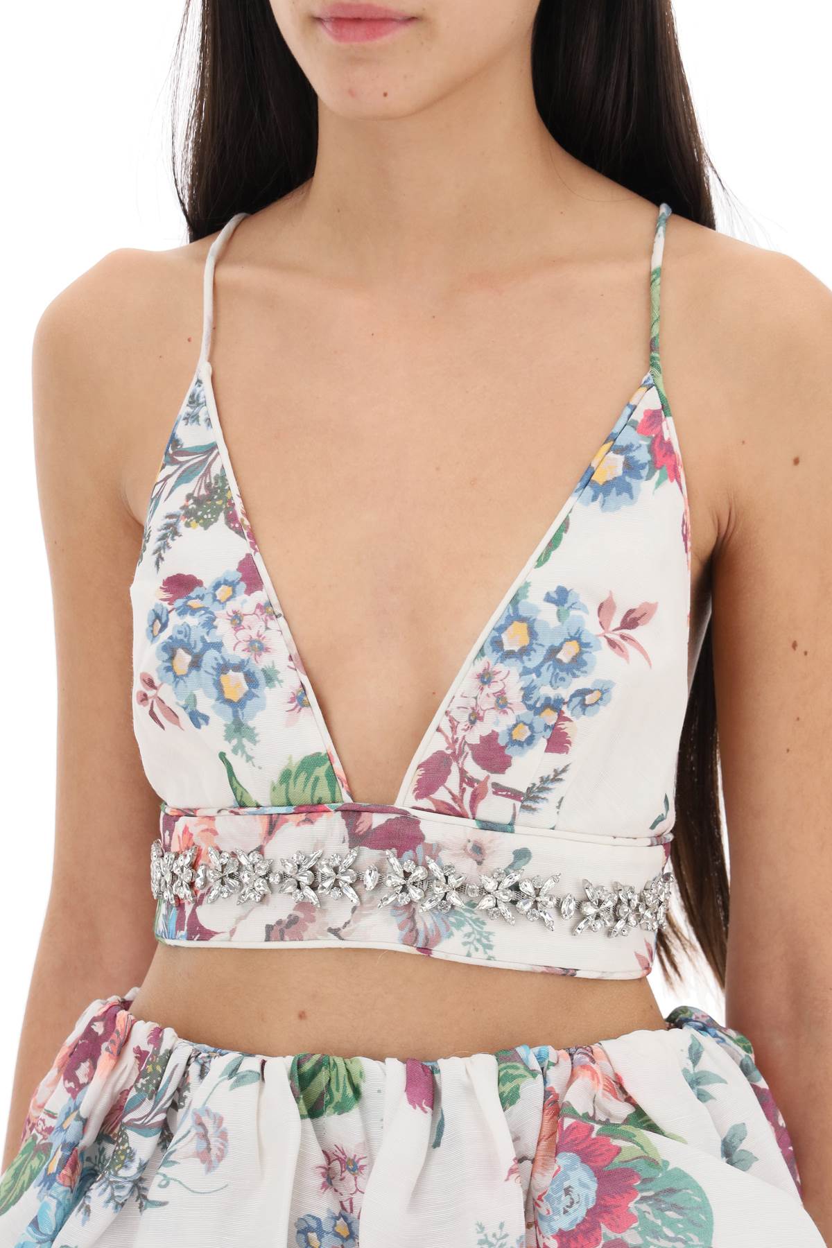 Zimmermann Zimmermann matchmaker embellished bra top