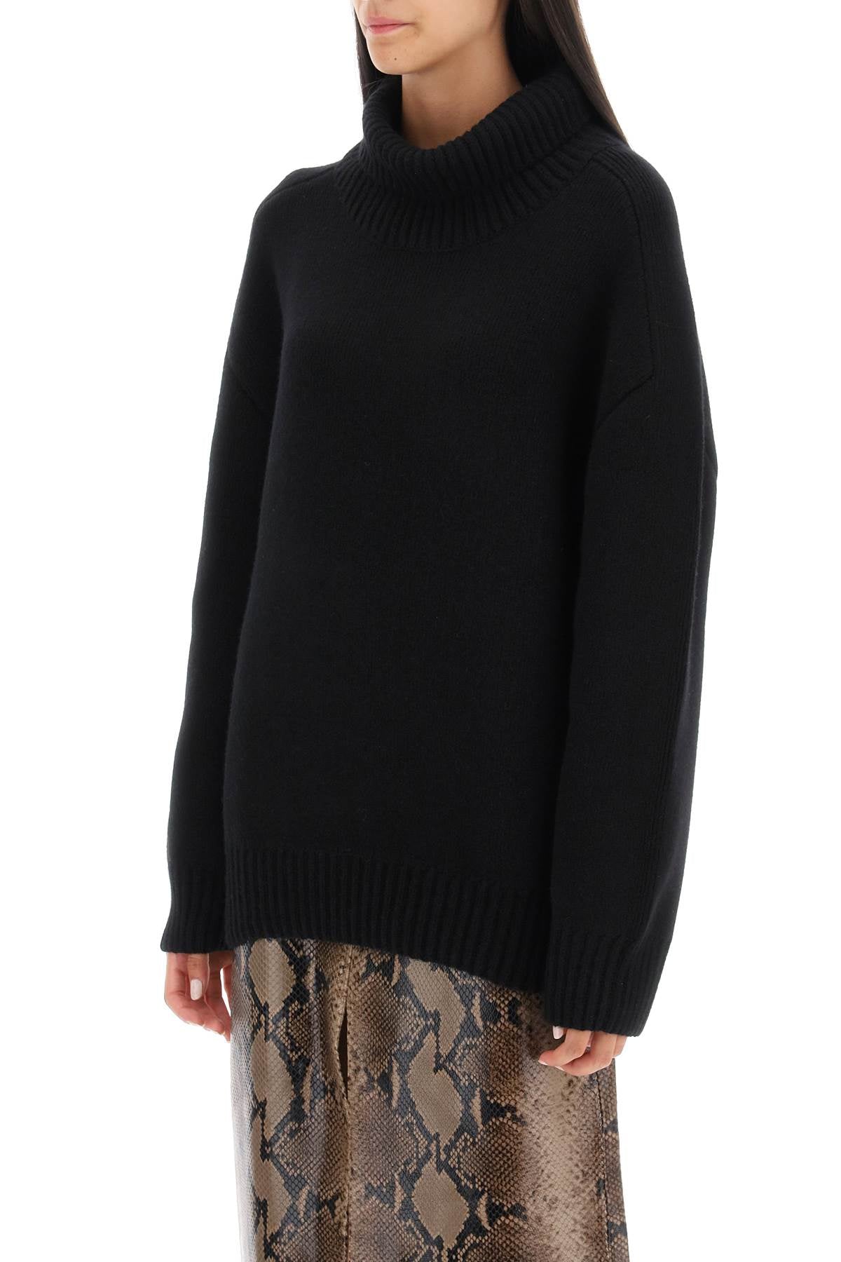 Khaite Khaite 'landen' oversized funnel-neck sweater