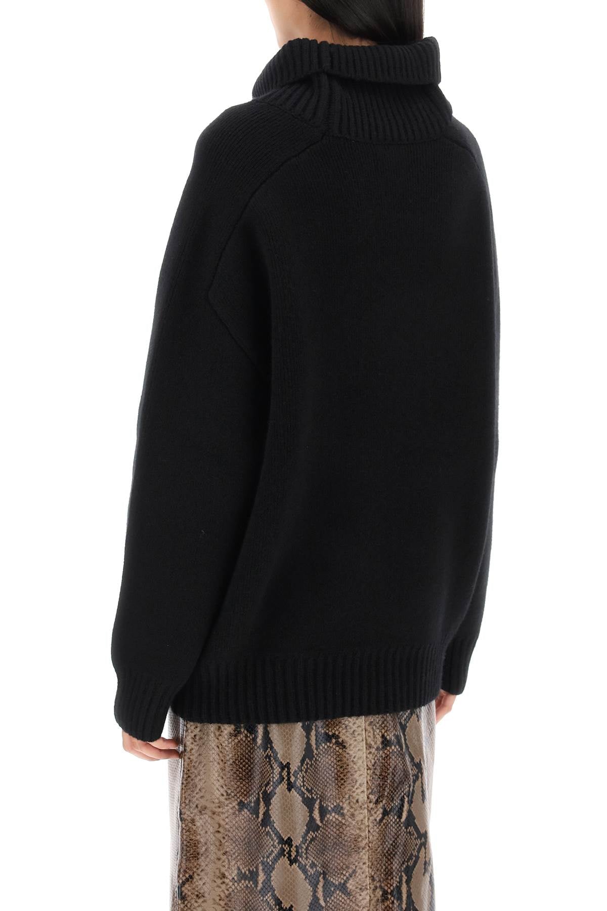 Khaite Khaite 'landen' oversized funnel-neck sweater