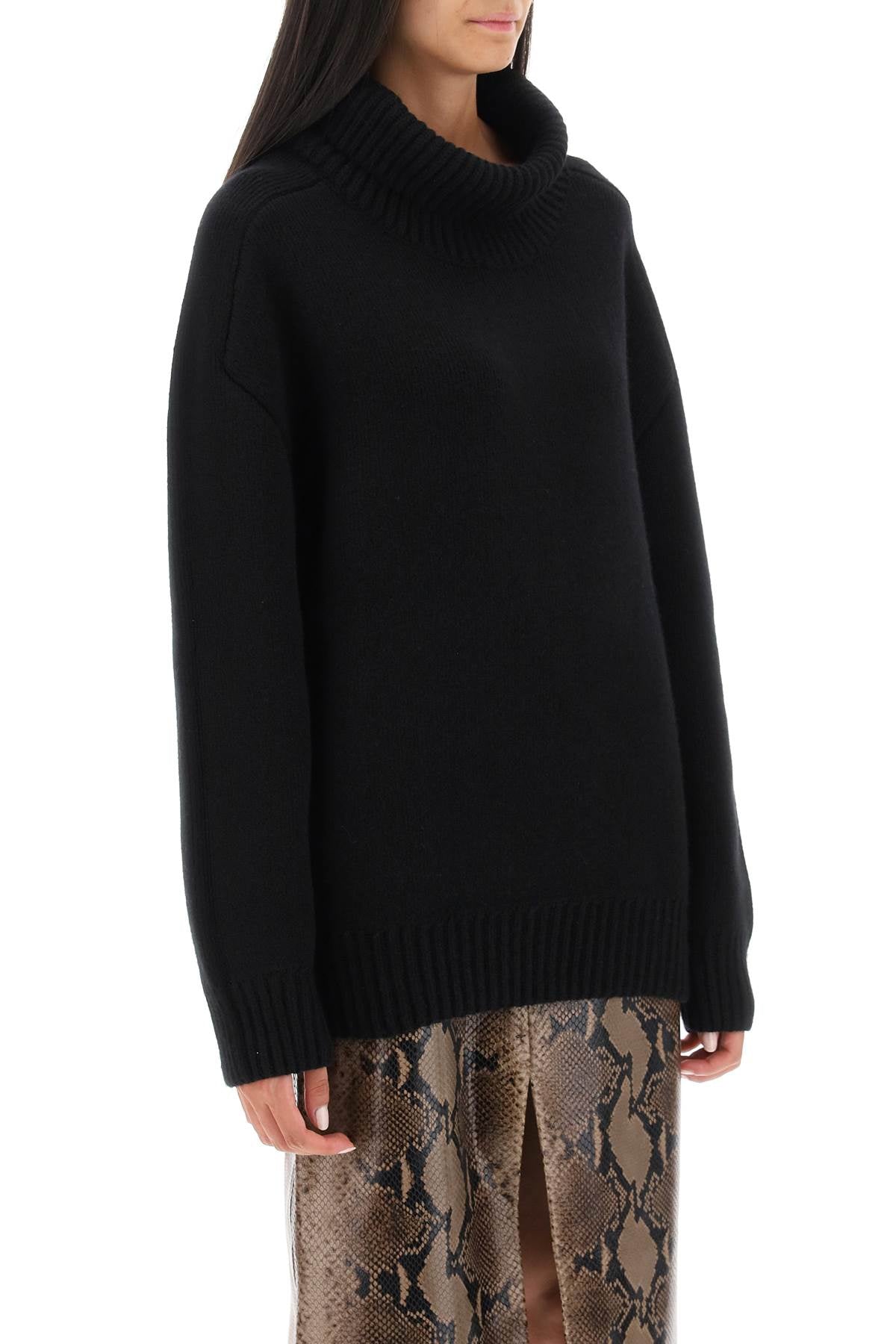 Khaite Khaite 'landen' oversized funnel-neck sweater