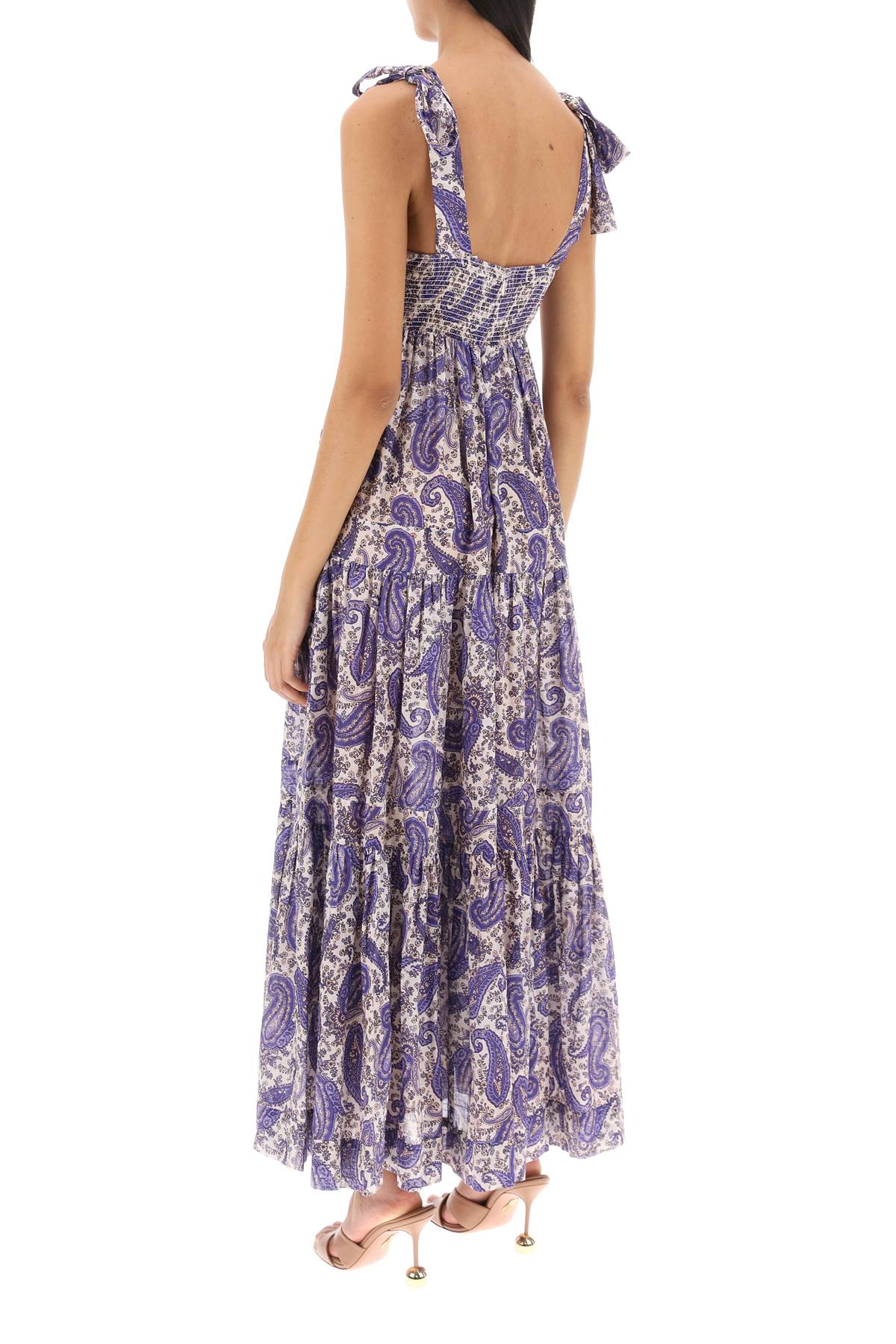 Zimmermann Zimmermann devi tie floral maxi dress