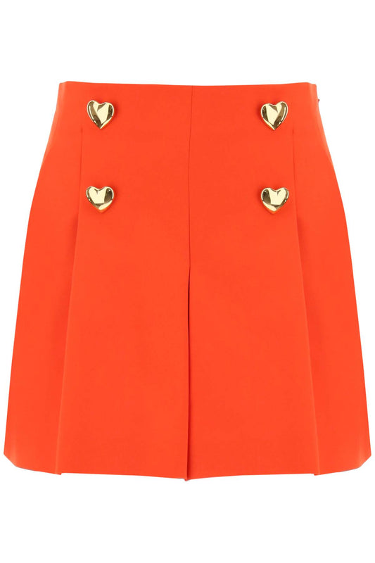 Moschino Moschino shorts with heartshaped buttons