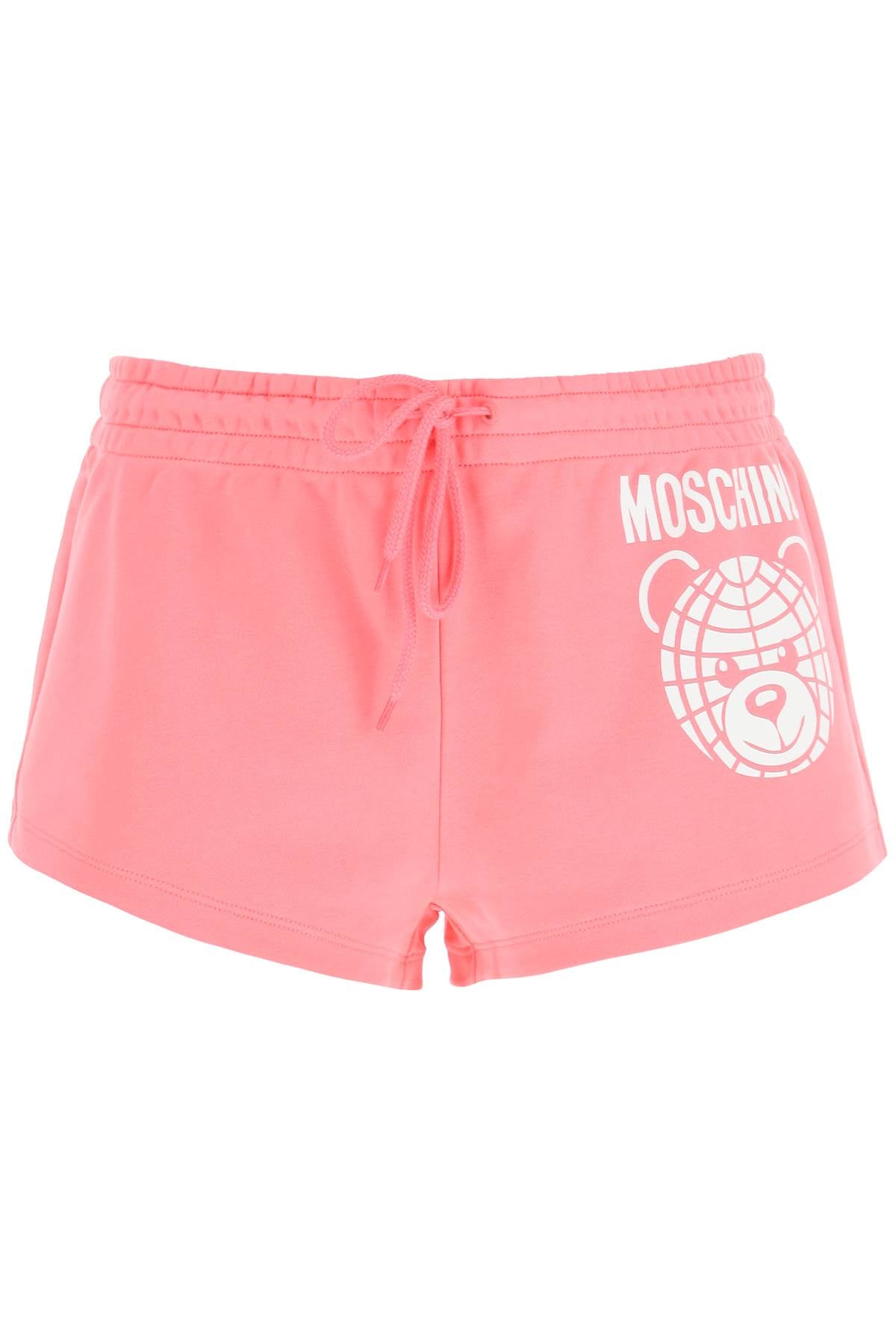 Moschino Moschino sporty shorts with teddy print