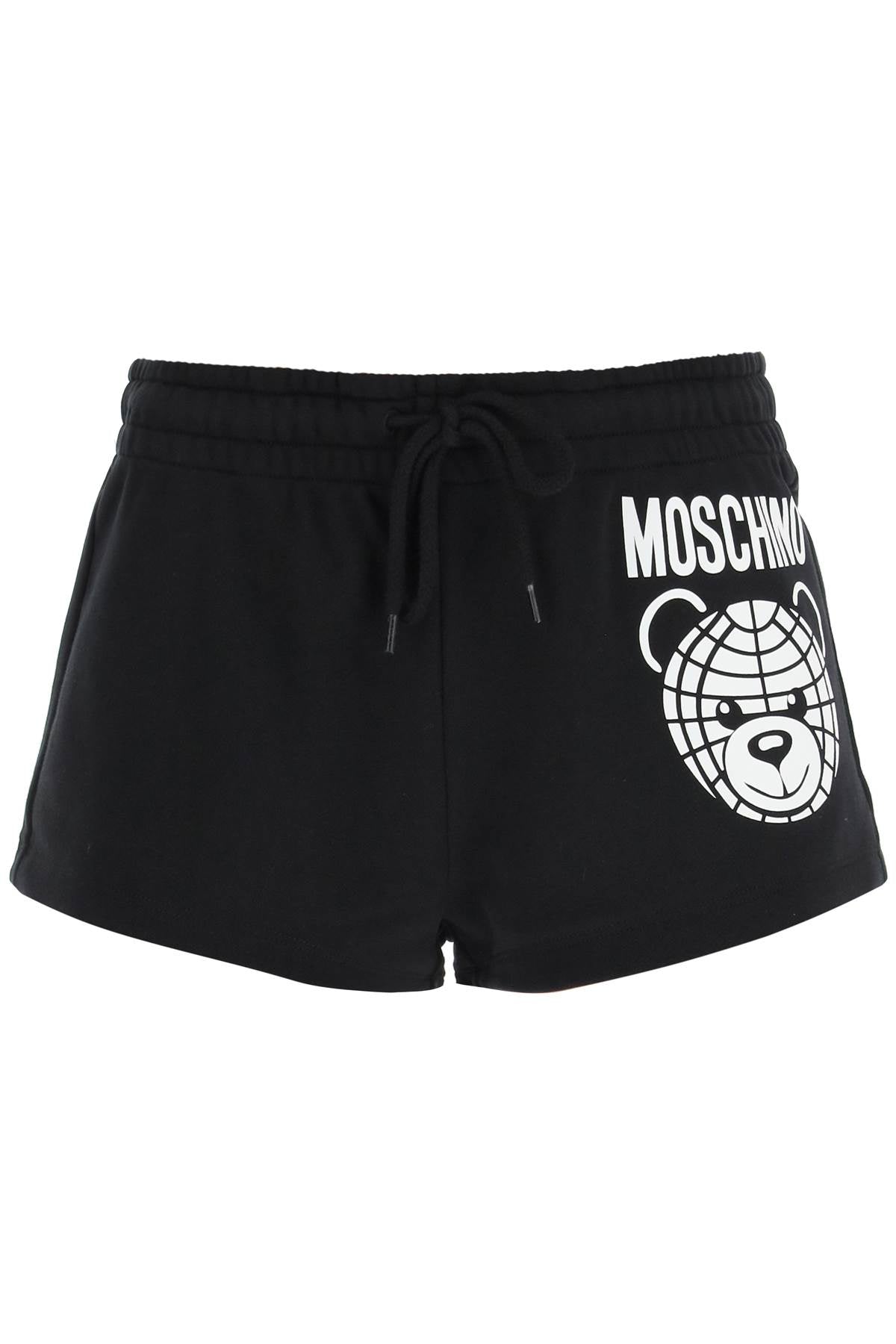 Moschino Moschino sporty shorts with teddy print