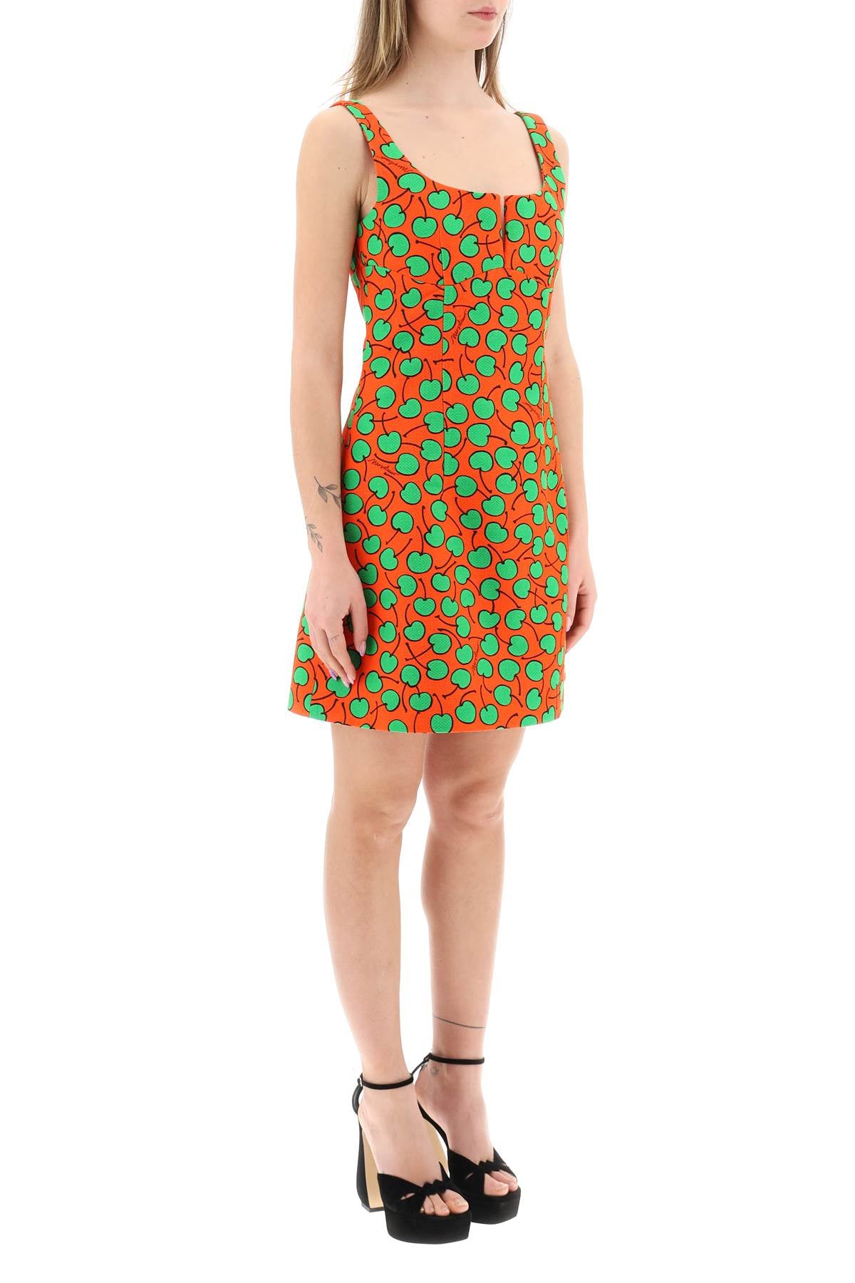 Moschino Moschino cherry print short dress