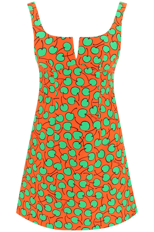 Moschino Moschino cherry print short dress