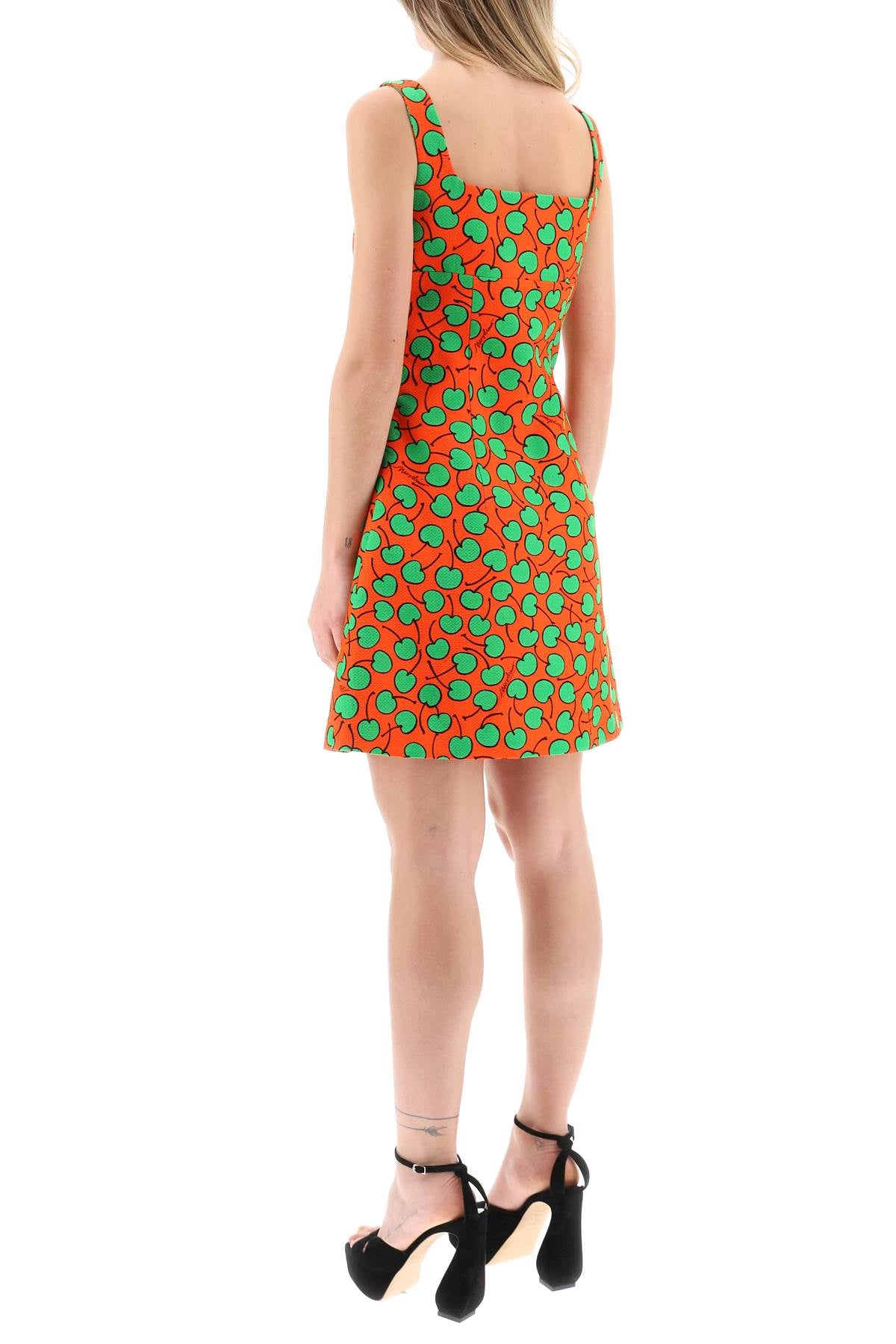 Moschino Moschino cherry print short dress