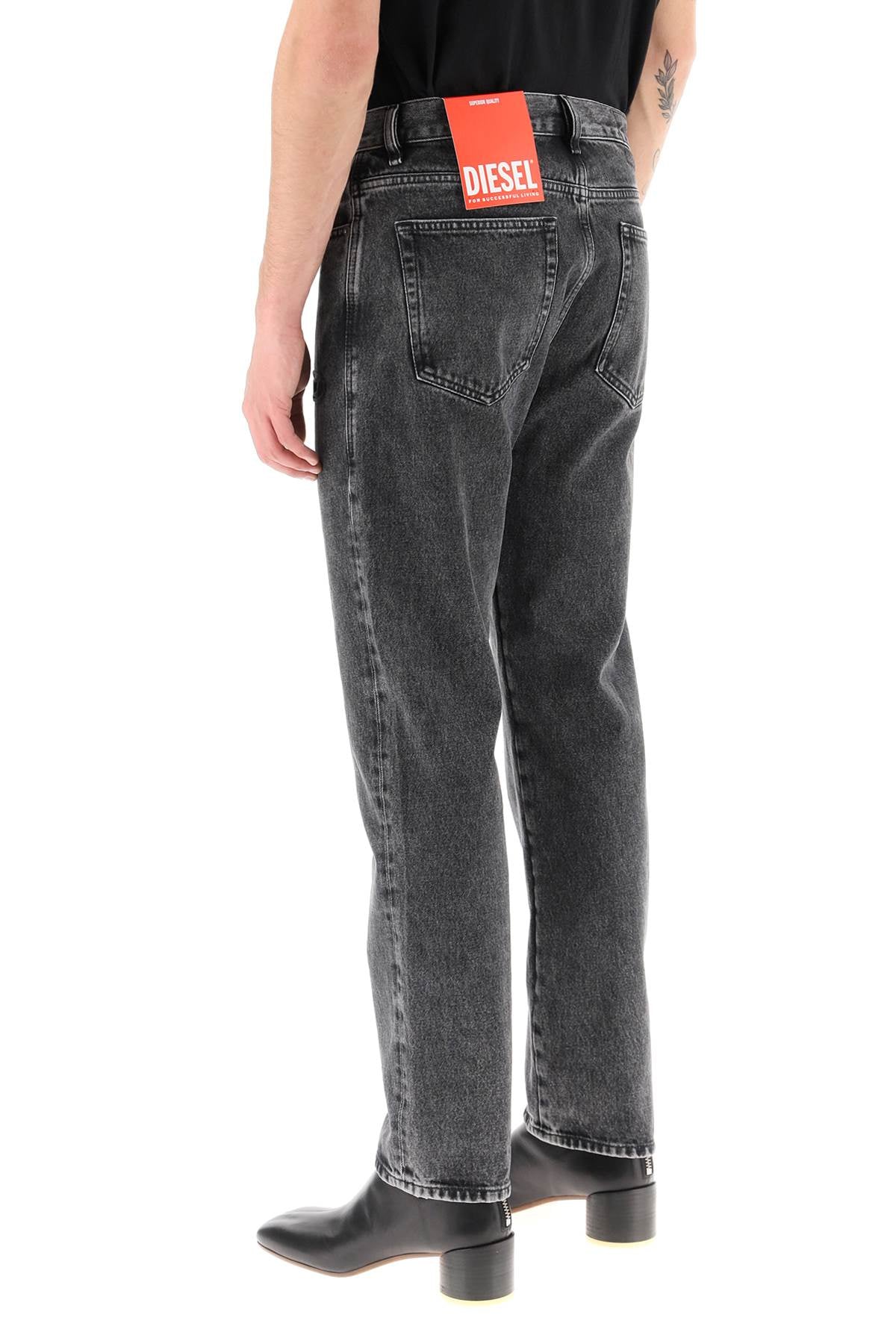 Diesel Diesel five-pocket jeans featuring embossed d-oval logo