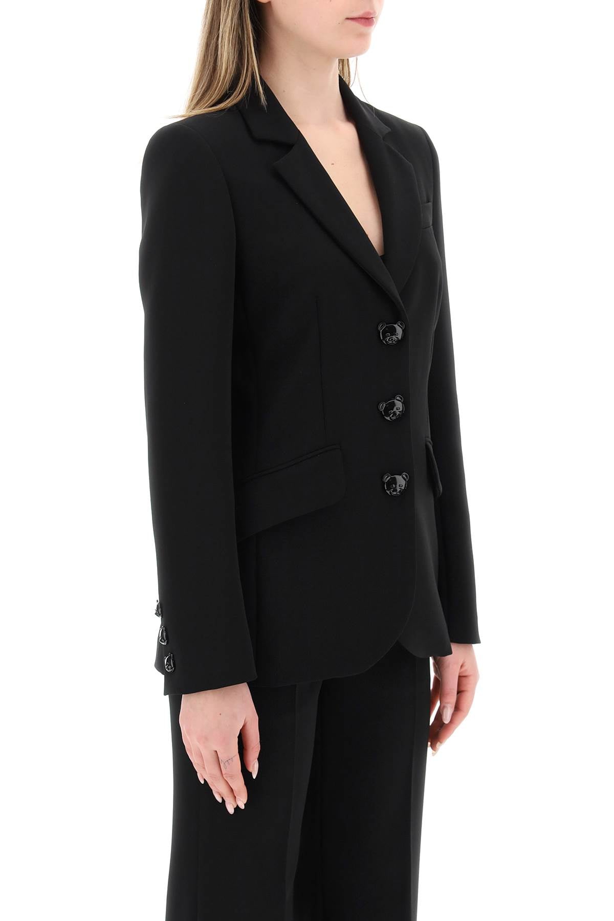 Moschino Moschino blazer with teddy bear buttons