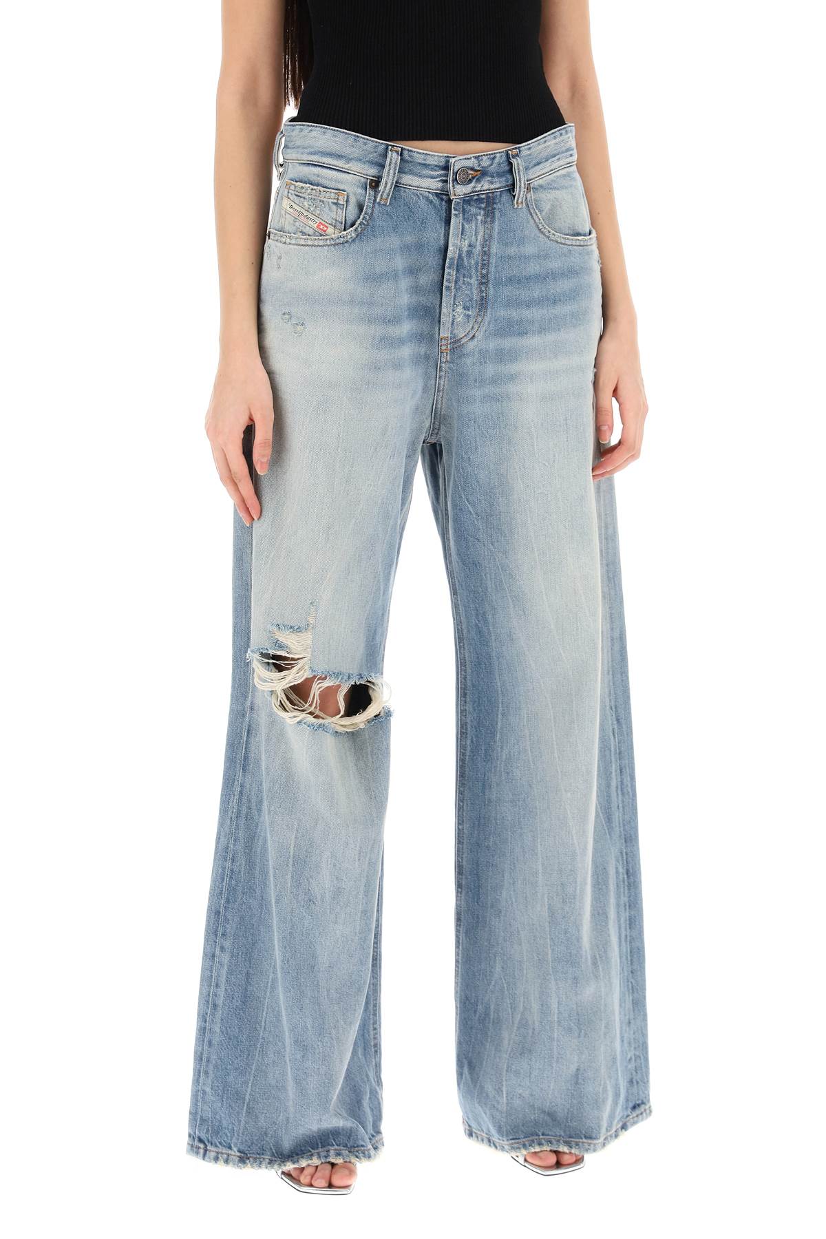 Diesel Diesel d-sire wide leg jeans