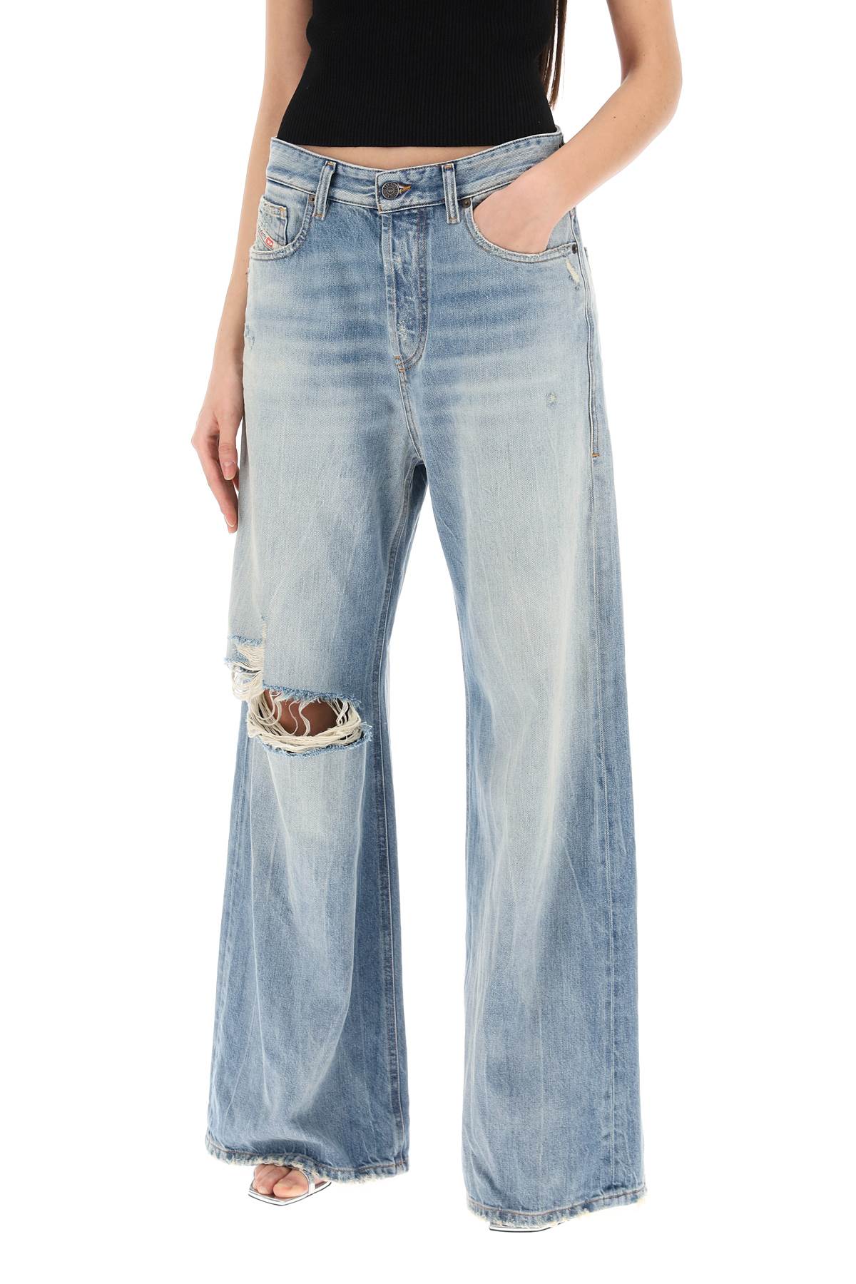 Diesel Diesel d-sire wide leg jeans