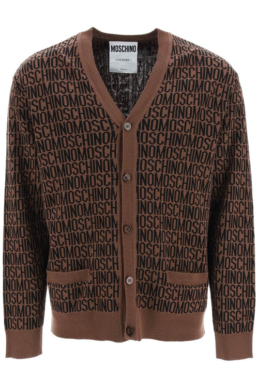 Moschino Moschino all-over logo cardigan