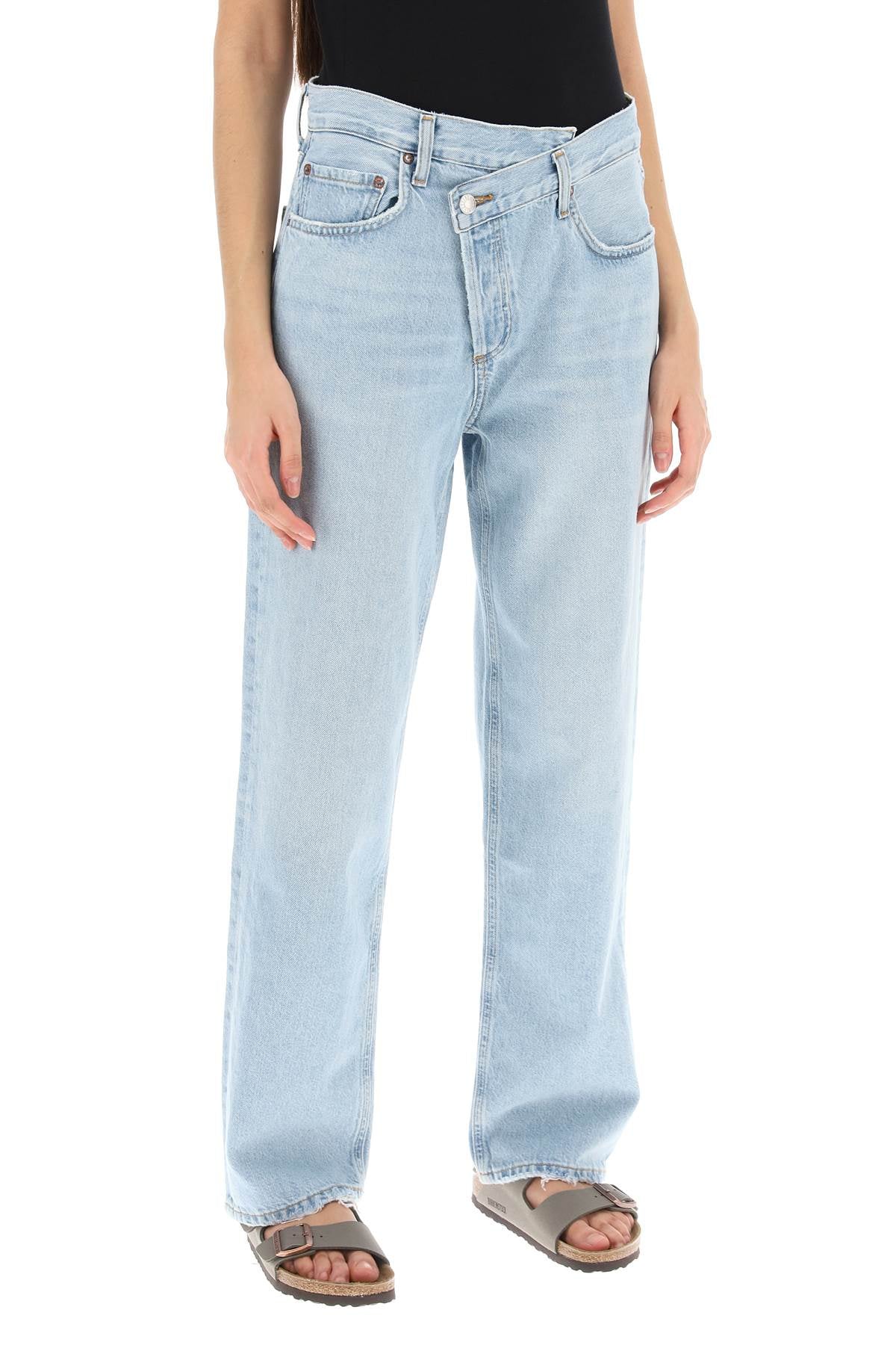 Agolde criss cross jeans