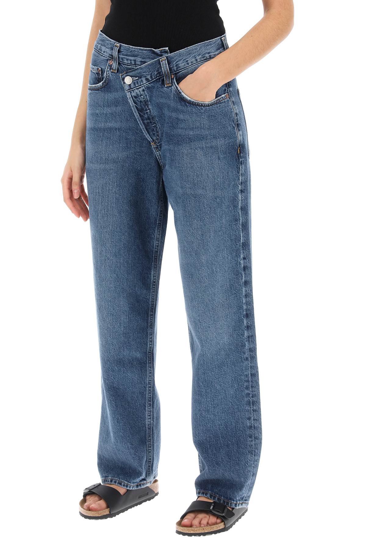 Agolde criss cross jeans