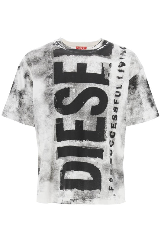 Diesel Diesel printed t-shirt with oversized logo