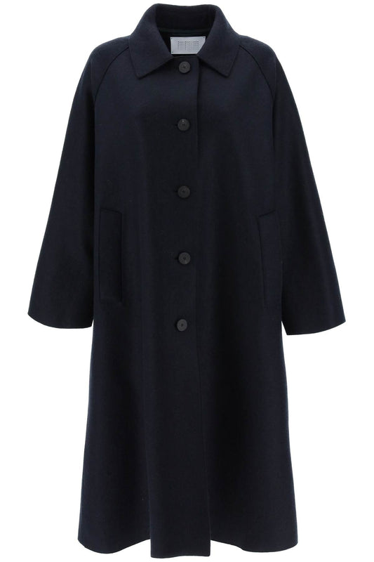 Harris Wharf London Harris wharf london balmacaan coat in pressed wool