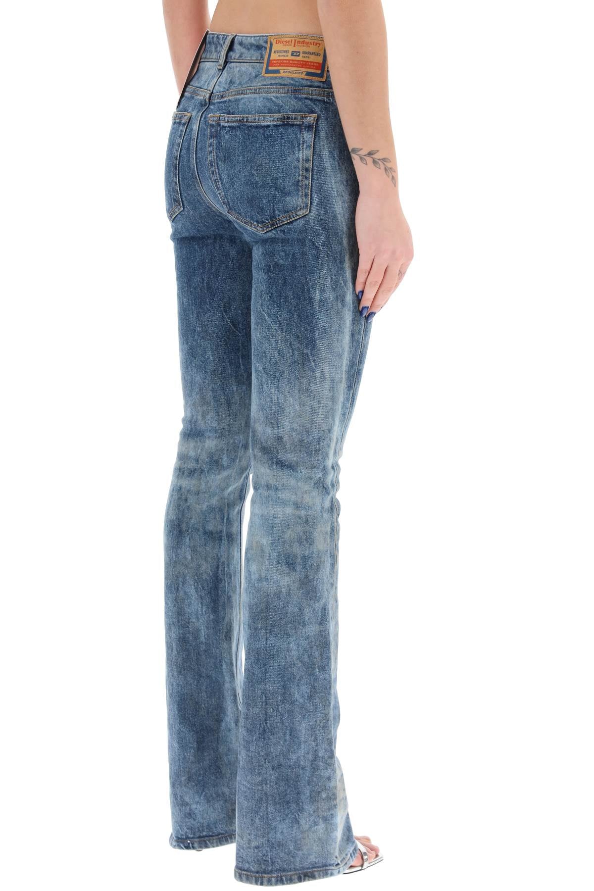 Diesel Diesel 1969 d-ebbey jeans with jewel buckle