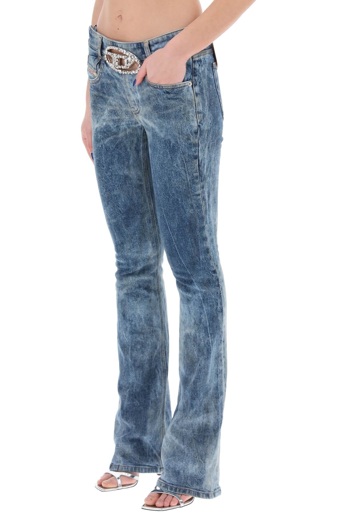 Diesel Diesel 1969 d-ebbey jeans with jewel buckle