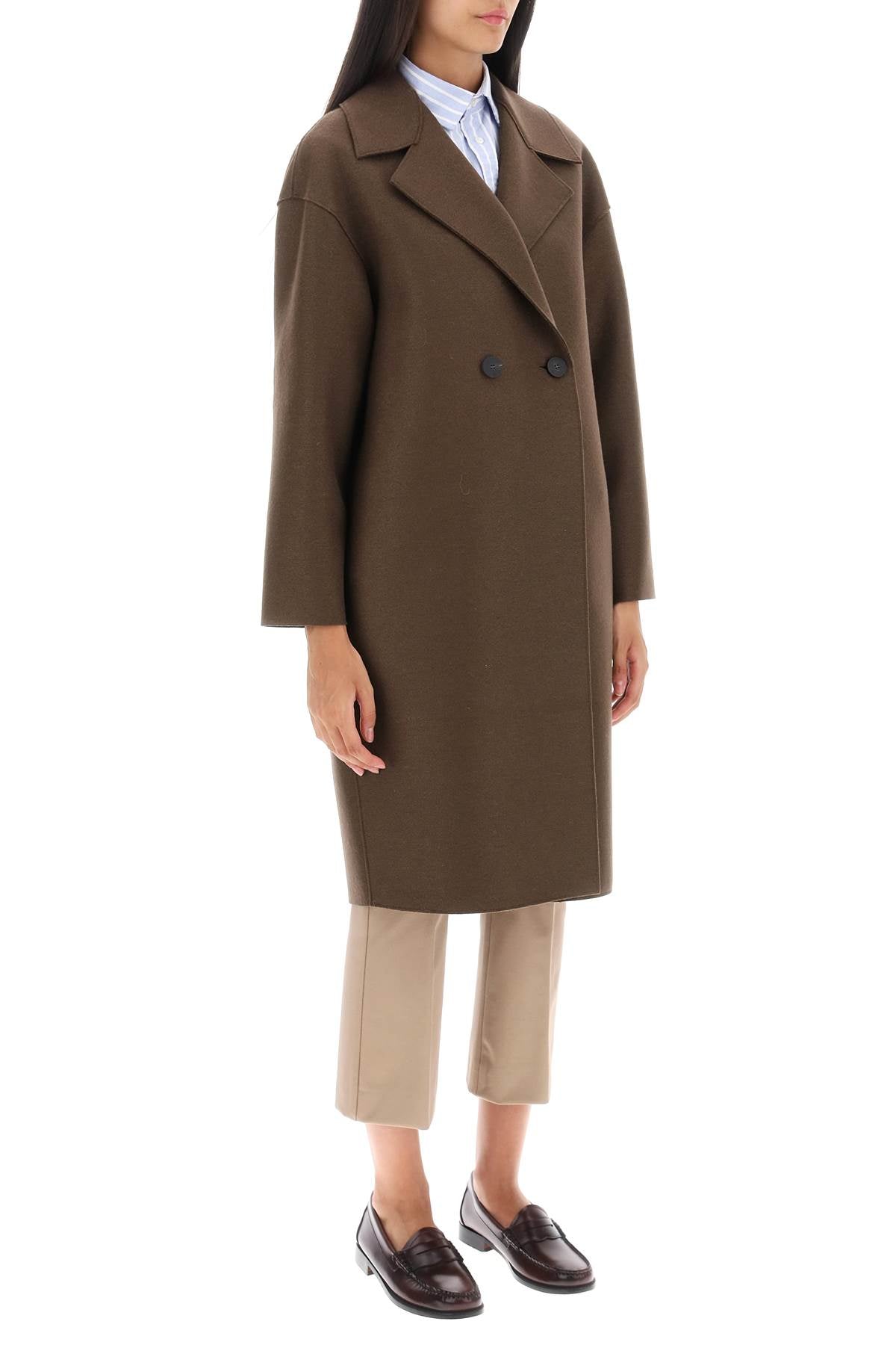 Harris Wharf London Harris wharf london cocoon coat in pressed wool