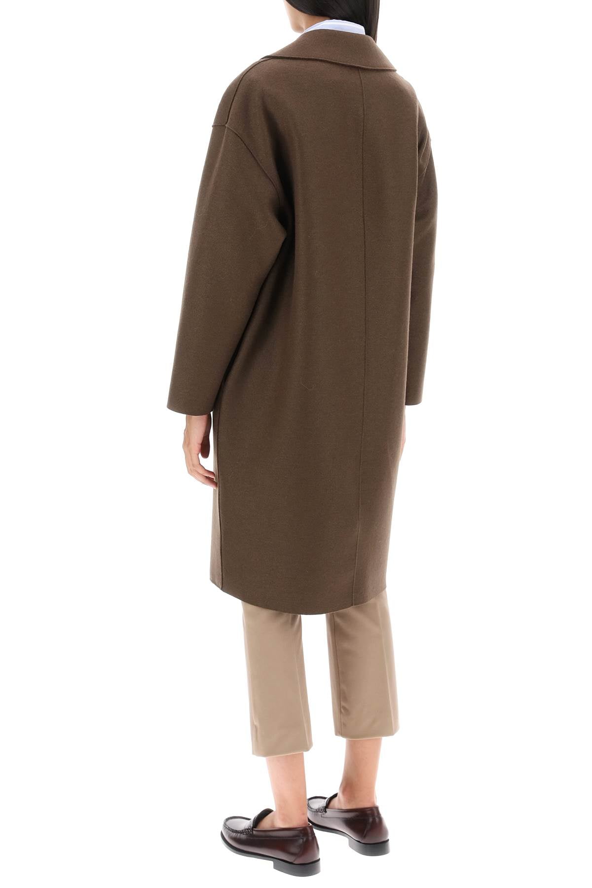 Harris Wharf London Harris wharf london cocoon coat in pressed wool