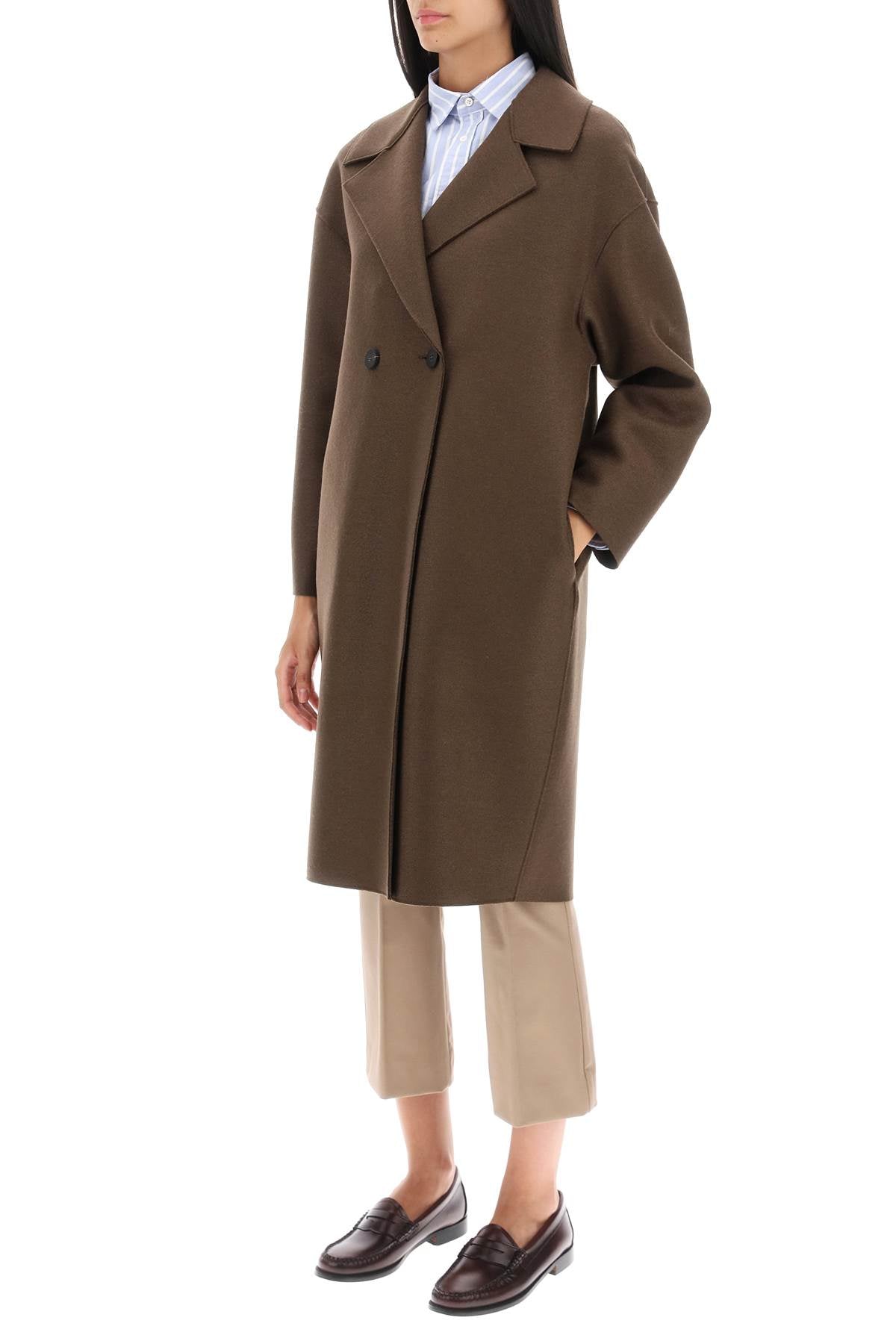 Harris Wharf London Harris wharf london cocoon coat in pressed wool