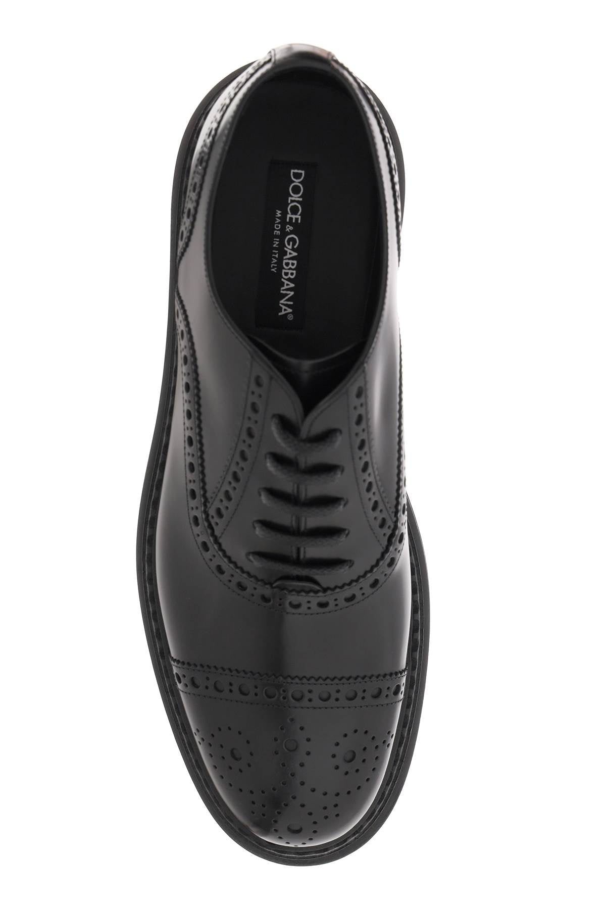 Dolce & Gabbana Dolce & gabbana brushed leather oxford lace-ups