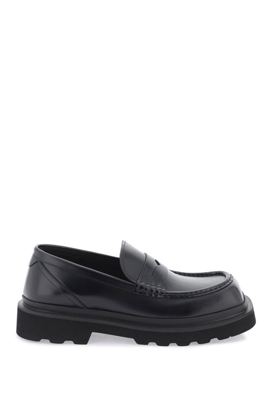 Dolce & Gabbana Dolce & gabbana brushed leather loafers