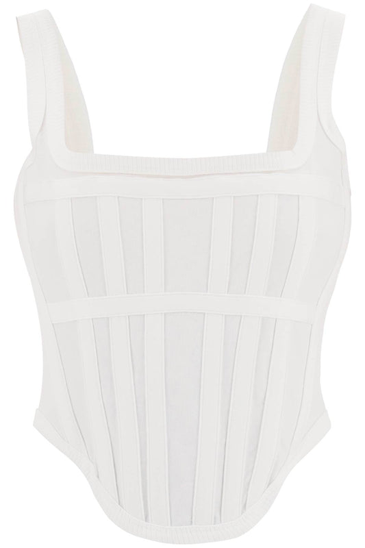 Dion Lee Dion lee corset top in jersey